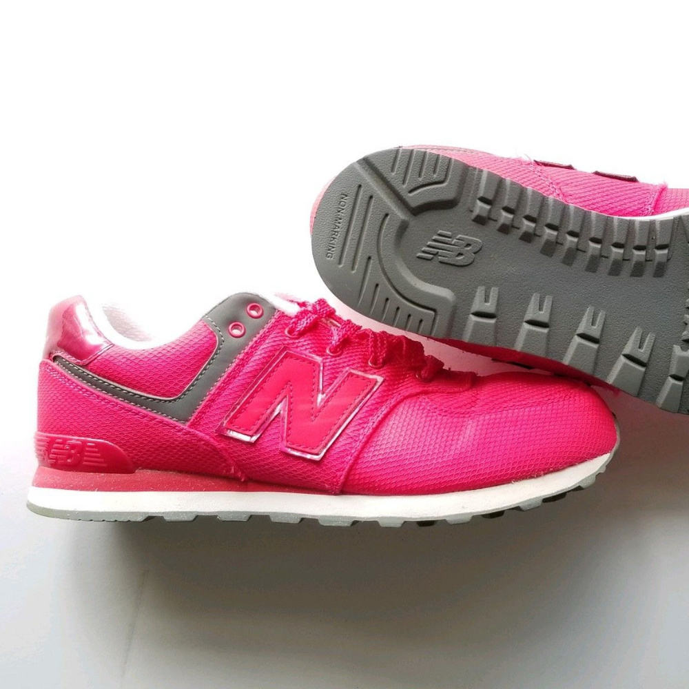 New Balance KL574J2G Hot Pink Womens Running Shoes